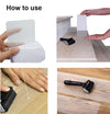 15 PCS PEVA  Rubber Non-marking Step Non-slip Tape,Size:  10 x 60cm(Gravel Transparent)