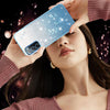 For Samsung Galaxy S20 FE Gradient Glitter Flower All-inclusive Phone Case(Blue)