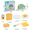 KABI Children Simulation Wooden Pretend Play Toy Kindergarten Parent-Child Interactive Toy, Style: Bread Maker