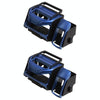2 PCS SD-1012 Car Multifunctional Drink Holder Garbage Box(Blue)