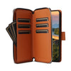 For Samsung Galaxy S23+ 5G Nine-card Slots Zipper Wallet Bag Leather Phone Case(Brown)