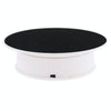 20cm 360 Degree Electric Rotating Turntable Display Stand Photography Video Shooting Props Turntable, Load 1.5kg, Powered by Battery