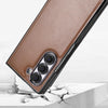 For Samsung Galaxy Z Fold5 VIETAO Integrated MagSafe PU Phone Case(Brown)