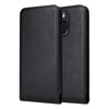 For iPhone 15 Pro Magnetic Vertical Flip Leather Phone Case(Black)