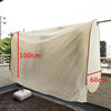 Outdoor Clothes Drying Dustproof Rainproof Sun Protection Cover, Color: Lengthen Beige