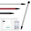 Resistive Capacitive Touch Screen Precision Touch Double Tip Stylus Pen(Silver)