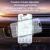 C05 Automatic Alignment Wireless Fast Charging Air Outlet Car Holder(Gold)