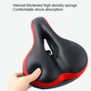 Reflective Seat Bicycle Seat Bicycle Saddle Seat(Black White)