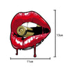 13x11cm Lip Car Stickers Body Bumper Scratch Stickers