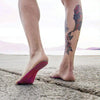 Invisible Anti-slip Summer Beach Sandals Insole Size: L, Length: 25 cm(Magenta)