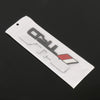 Car TRD Pattern Metal Personalized Decorative Stickers, Size: 14.8x2.8x0.3cm (Black)