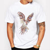 Short-sleeved Printing Pattern T-shirt for Men, Size:XXXL (403)