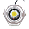 10W 500LM White Light 6500K COB LED Wired Hexagon Eagle Eyes Car Fog Lamp,Wire Length:35cm, DC 12-24V(Silver)