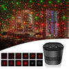 C209 USB Charge Mini Laser Stage Atmosphere Light, Specification: 12 In 1 Style (Black)