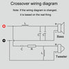 Magenta-2 High And Low 2-Way Audio Crossover Bookshelf Speaker Conversion Divider(B Model 3uF Capacitor)