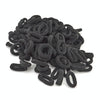 100 PCS Colorful Child Cute Rubber Hair Band(Black)