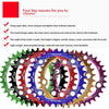 MOTSUV Narrow Wide Chainring MTB  Bicycle 104BCD Tooth Plate Parts(Red)