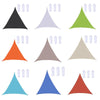 Triangle Outdoor Garden Sunshade Sail Waterproof Anti-UV Canopy, Size: 4.5m x 4.5m x 4.5m(Khaki)