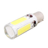2 PCS 1156/BA15S 1250LM 20W + 5W 5 x COB LED White Light Car Brake Light Lamp Bulb, DC 12-24V