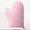 Anointing Gloves Quickly Rub Body Lotion Tool Apply Sunscreen Essential Oil Flocking Massage Gloves, Style: Large2 Pink
