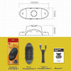 For Nintendo Switch / Switch Pro SW168 6 in 1 Joycon Gamepad Holder Charger Handle Storage Bracket