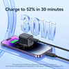 USAMS US-SJ692 USB-C / Type-C to 8 Pin 30W Striped Fast Charge Data Cable, Length:1m(Blue)
