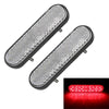 2 PCS 24LED Reflector Brake Light Turn Signal Light(White Shell Red Light)