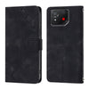 For Asus ROG Phone 8 Skin Feel Embossed Leather Phone Case(Black)