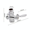 1 Inch Stool Flushing Valve Foot Pedal Urinal Delay Valve Squatting Toilet Flushing Valve, Style:Copper Medium