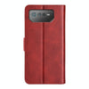 For Asus ROG Phone 6 Dual-side Magnetic Buckle Horizontal Flip Leather Phone Case(Red)