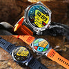 K62 1.43 Inch Waterproof Bluetooth Call Weather Music Smart Sports Watch, Color: Silver Three-bead Steel