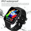 HT15 1.85 inch Silicone Band IP67 Waterproof Smart Watch, Support Bluetooth Calling / Sleep Monitoring(Black)