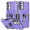 For Samsung Galaxy A55 5G Ring Holder Armor Hybrid Phone Case(Purple)