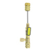 32pcs / Set T6 Air Conditioning Valve Core Remover Installer Tool with Dual Size SAE 1/4 and 5/16 Ports(Gold)