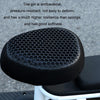 Motorcycle Breathable Massage Waterproof Sun-proof Silicone Seat Cushion(Black)