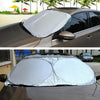 150x80cm Car Double Circle Sun Visor Heat Insulation Sun Protection Sun Block