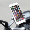 Motorcycle Rear View Mirror Aluminum Alloy Phone Bracket, Suitable for 4-6 inch Device(Gold)