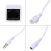 RJ45 PoE Injector Splitter Kit - 2.1x5.5mm Black