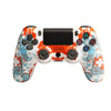For PS4 Wireless Bluetooth Game Controller With Light Strip Dual Vibration Game Handle(Gear)