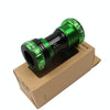 Meroca Mountain Bike Bottom Axle One Hollow Bb Bicycle Screw-In Bottom(Green)
