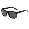 2 PCS Men Sunglasses Night Vision Anti-glare Driving Sun Glasses Goggles(Bright Black Frame Gray Lens)