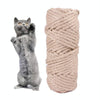 50m Pets Hemp Rope Cat Scratch Board Sword Rope Accessories Protect Cat Grip Toy Grabbing Materials(6mm)