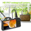 T22 4.5 inch IPS Color Screen 5.5mm Single Camera Hard Cable Industrial Endoscope, Length:2m(Black Orange)