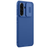 For Samsung Galaxy A36 5G NILLKIN Black Mirror Pro Series Camshield PC Phone Case(Blue)
