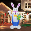 HC-FHJ-12002 Easter Decoration Cartoon Inflatable Model 1.9m Inflatable Rabbit Holiday Venue Layout(US Plug)