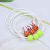 10 PCS Basketball Baseball Adjustable Braided Wire Bracelet(15)