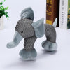 Dog Chew Toys, Bite Resistant Squeaky Elephant (3 Pack, 25*20cm)