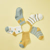 5 Pairs / Pack Spring And Summer Children Socks Combed Cotton Tube Socks M(Lucky Clover)