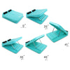 Foldable Stretching Plantar Massage Pedal Standing Body Sculpting Stretching Panels Wedge, Size: 27*30.5cm (Blue-green)