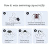 Adult Unisex PU Coated Comfortable Waterproof Swimming Cap(Red)